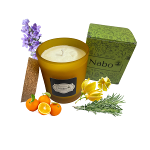 Golden Glow: Energizing Yellow Soy Candle with Citrus Harmony