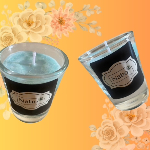 Nabo Sale's Serenity Essence Candle: Handcrafted Tranquility in Short Glass