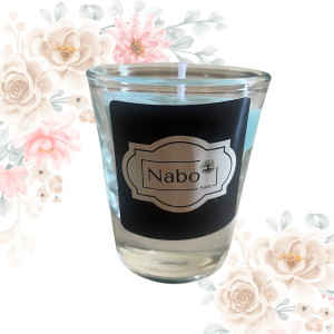 Nabo Sale's Serenity Essence Candle: Handcrafted Tranquility in Short Glass